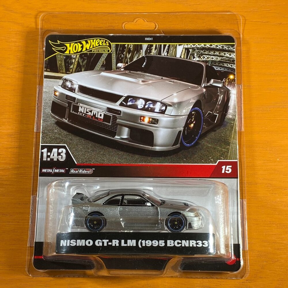 Hot Wheels Premium Nismo GT-R LM (1995 BCNR33) Real Riders 1:43 #15 Vehicle